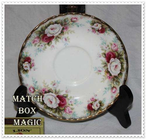 ROYAL ALBERT LTD 1969 CELEBRATION BONE CHINA SAUCER