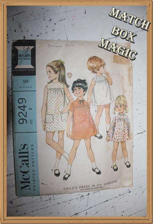 MCCALLS PATERN 9249 VINTAGE