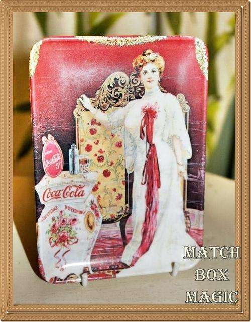 COCA COLA ADVERTISING TRAY MADE IN ITALY INCLUDES STAND
