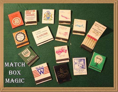 JOB LOT OF 15 VINTAGE ADVERTISING MATCH BOOKS
