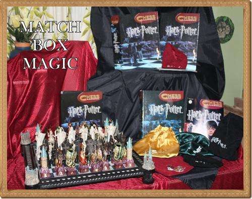 JOBLOT OF HARRY POTTER COLLECTIBLES INC. CHESS BOARD FULL SET KNIGHTS ETC SEE PHOTOS