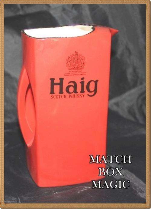 CARLTONWARE MADE IN ENGLAND HAIG SCOTCH WHISKY WATER JUG DECORATIVE ITEM ONLY SEE PICS FOR COND