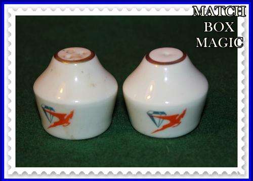 VINTAGE SOUTH AFRICAN AIRWAYS SALT AND PEPPER SET