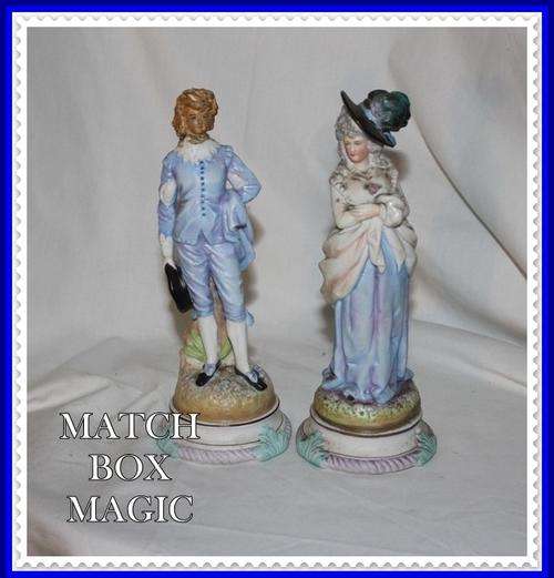 PAIR OF MATCHING PERIOD COSTUME FIGURINES(D) SEE PICS FOR FURTHER DETAILS
