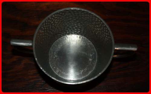 ARGENT PEWTER ENGLISH MADE NUMBERED 1620 SUGAR BOWL
