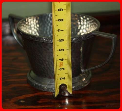 ARGENT PEWTER ENGLISH MADE NUMBERED 1620 SUGAR BOWL
