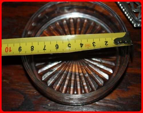 CELTIC QUALITY PLATE MADE IN ENGLAND LIDDED BUTTER DISH WITH GLASS INSERT