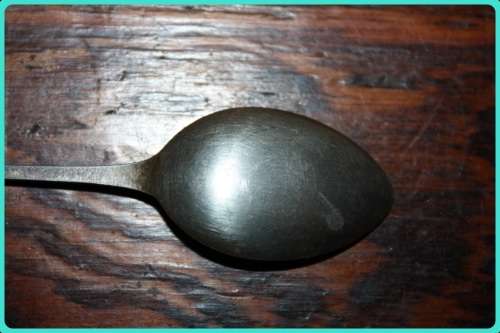 UNUSUAL TEASPOON DEPICTS A BEAR WITH BERLIN WRITTEN UNDERNEATH HAS BACK STAMP TAKE A LOOK