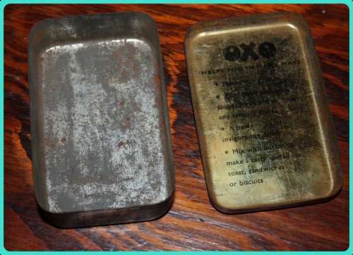 VINTAGE OXO CUBES TIN   NICE TO ADD TO A COLLECTION