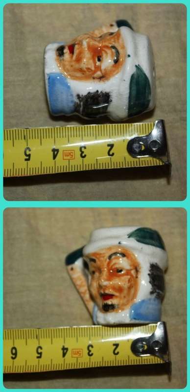 TOBY SALT AND PEPPER SET  VINTAGE