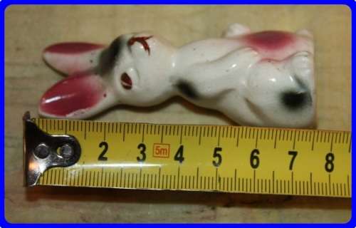 SALT AND PEPPER SET BUNNY RABBITS VINTAGE