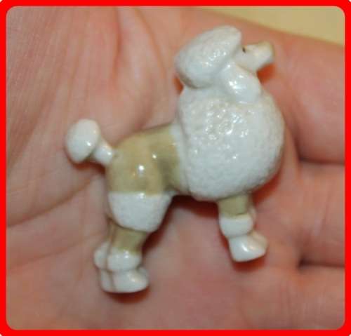 SWEET LITTLE POODLE PERFECT FOR A DOLLS HOUSE