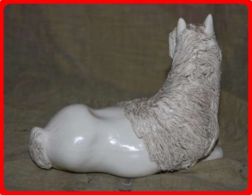 CHEVAL CERAMICS SPAGHETTI HAIR PONY LYING DOWN LARGE