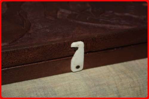 BEAUTIFUL VINTAGE MANCALA BOARD GAME HAND CARVED WITH RHINO ELEPHANT AND GIRAFFE