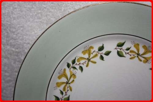 PAIR TWO TIER CAKE STAND PLATES WH GRINDLEY & CO LTD ENGLAND PLATES ONLY