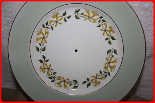 PAIR TWO TIER CAKE STAND PLATES WH GRINDLEY & CO LTD ENGLAND PLATES ONLY