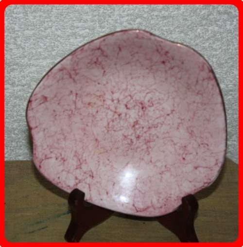 ROYAL ALBERT GOSSAMER PATTERN SAUCER PINK UNUSUAL