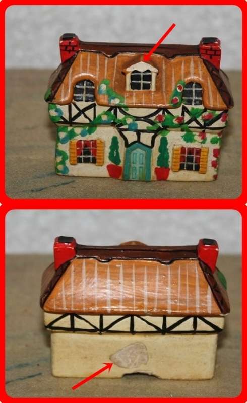 VINATGE HAND PAINTED COTTAGE (D)