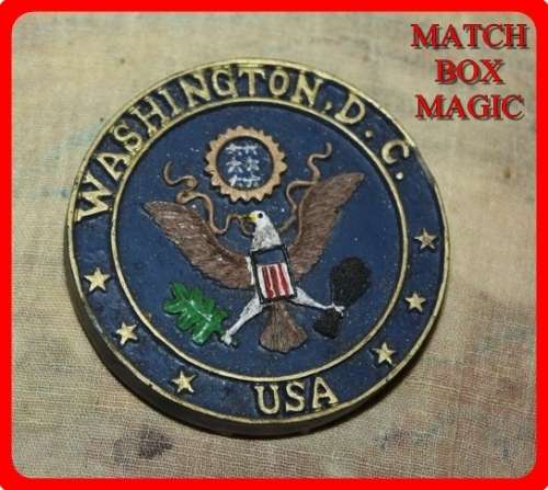 FRIDGE MAGNET MEDALLION WASHINGTON DC