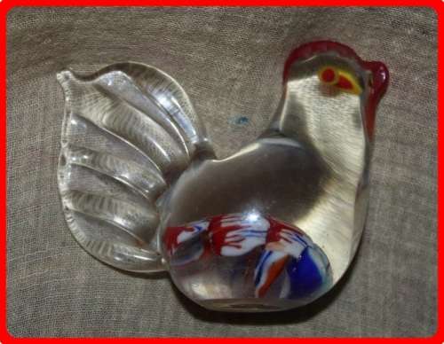 LOVELY  GLASS CHICKEN