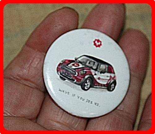MINI COOPER FRIDGE MAGNET