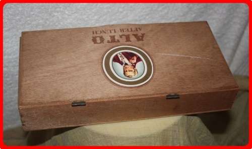 ALTO AFTER LUNCH CIGAR BOX HINGED LID