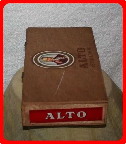 ALTO AFTER LUNCH CIGAR BOX HINGED LID