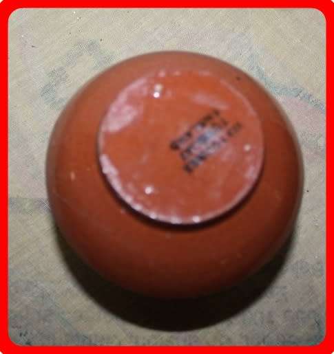 EGG CUP TORQUAY WARE  WATCOMBE  COTTAGE ON THE FRONT LAID TO DAY ON THE BACK FUN ITEM