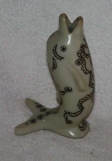 UNUSUAL DOLPHIN VASE HUGUENOT FINE CHINA MADE IN SOUTH AFRICA