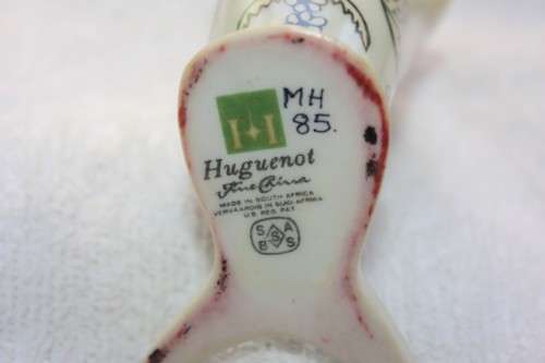 UNUSUAL DOLPHIN VASE HUGUENOT FINE CHINA MADE IN SOUTH AFRICA