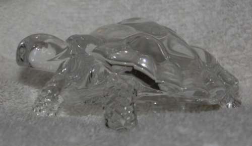 LOVELY GLASS TORTOISE PERFECT FOR THE COLLECTOR