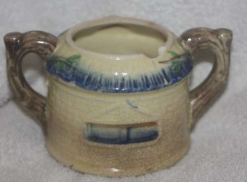 OLD COTTAGE SUGAR BOWL NO LID (D) PERFECT FOR A POT PLANT OR HERBS
