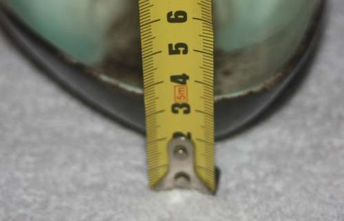 ASHTRAY  VARIEGATED GLAZE NUMBERED UNDERNEATH VINTAGE
