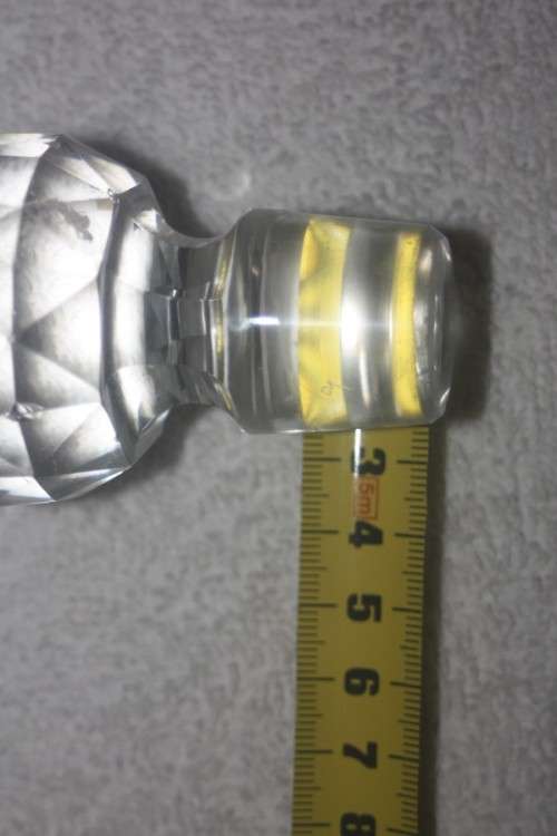 CRYSTAL BOTTLE STOPPER GOOD CONDITION
