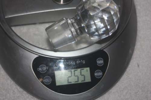CRYSTAL BOTTLE STOPPER GOOD CONDITION