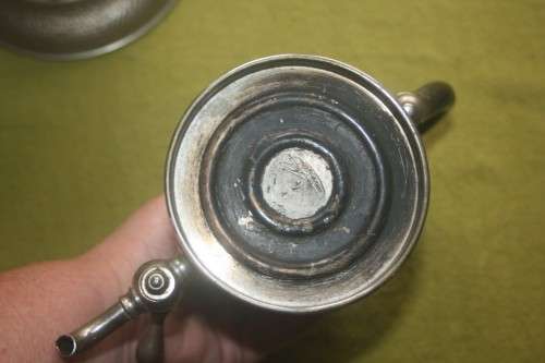 DECORATIVE ITEM VINTAGE COFFEE PERCOLATOR   ON STAND (D)