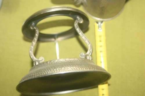 DECORATIVE ITEM VINTAGE COFFEE PERCOLATOR   ON STAND (D)