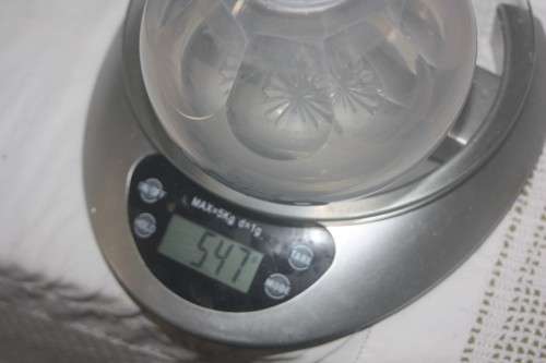 VINTAGE GLASS DECANTER NO STOPPER