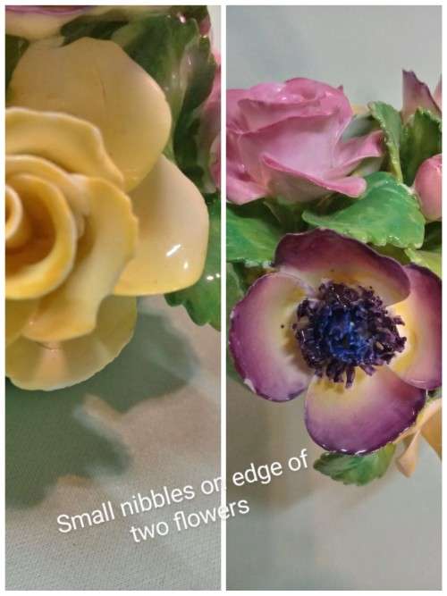 Floral China posy vase
