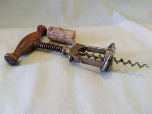 Original Bacchus ring assisted corkscrew antique