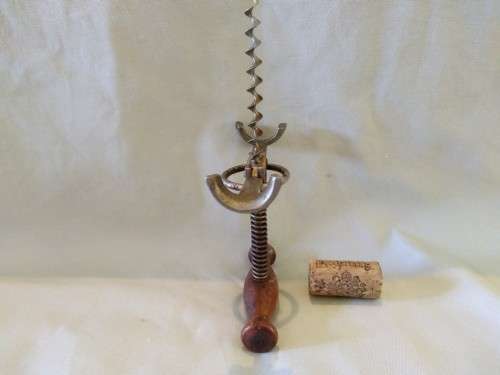 Original Bacchus ring assisted corkscrew antique