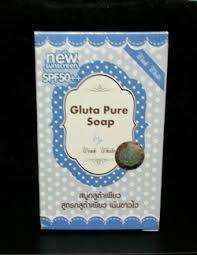 #1 Skin Whitening Glutathione SPF50++ cosmetic soap 70g.Pure Gluta,Vit B3+E+C,rice milk.NO lye.