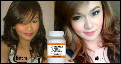 GlutaMax Skin whitening brightening 30 softgels +Vit C.1500000 mcg. Glutathione