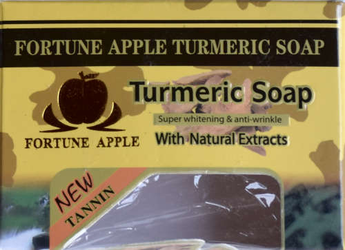 Anti aging turmeric soap 100 g. Whitening, anti acne, anti wrinkle. No paraben, 100% natural.