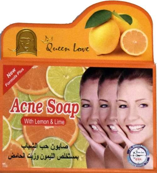 24 hours healing acne soap 100g.wrinkles,dark spots.Skin whitening.Lemon and lime oils.Milk.Honey.