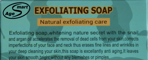 #1 Cosmetic skin whitening soap 100g.Anti-aging,whitening,exfoliating.Snail and Argan oil.Anti spot