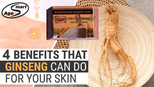 4 in 1 Ginseng soap.100g.Anti Wrinkle, acne, whitening, skin tightening. Long lasting tonic effect.