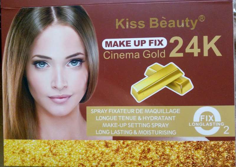 24K gold fix make up.Oxygen enriched face spray freshness all day. Paraben FREE.Whitening,anti aging