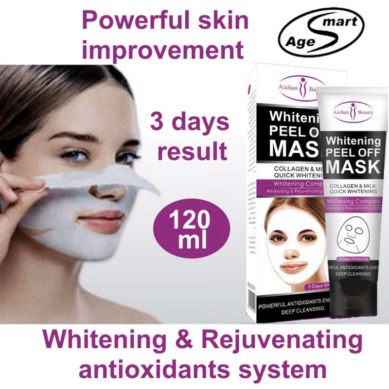 3 days  whitening complex collagen and milk,Vitamin A and E,Powerful energize and tighten skin 120ml