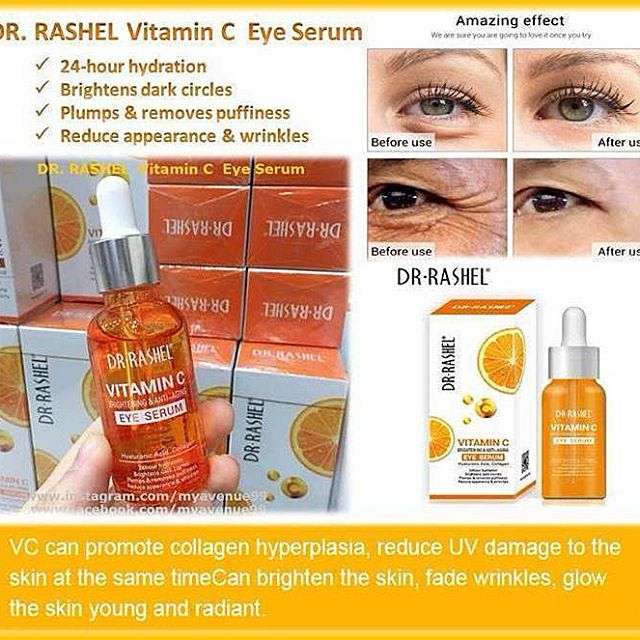 30g Eye skin serum.High in Vit C,remove puffness,wrinkles,brightening,anti-aging,tight skin,Hyaluron